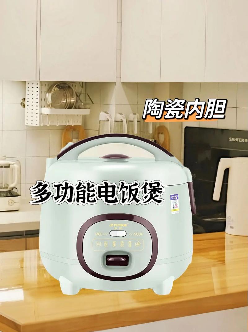陶瓷内胆·多功能·小巧半球电饭煲 一人食的精致之选